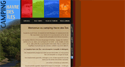 Desktop Screenshot of campinghavredesiles.com